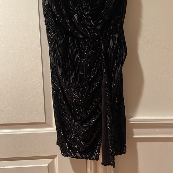 Saylor Farrah Velvet Tiger Devoré Dress - Picture 5 of 5